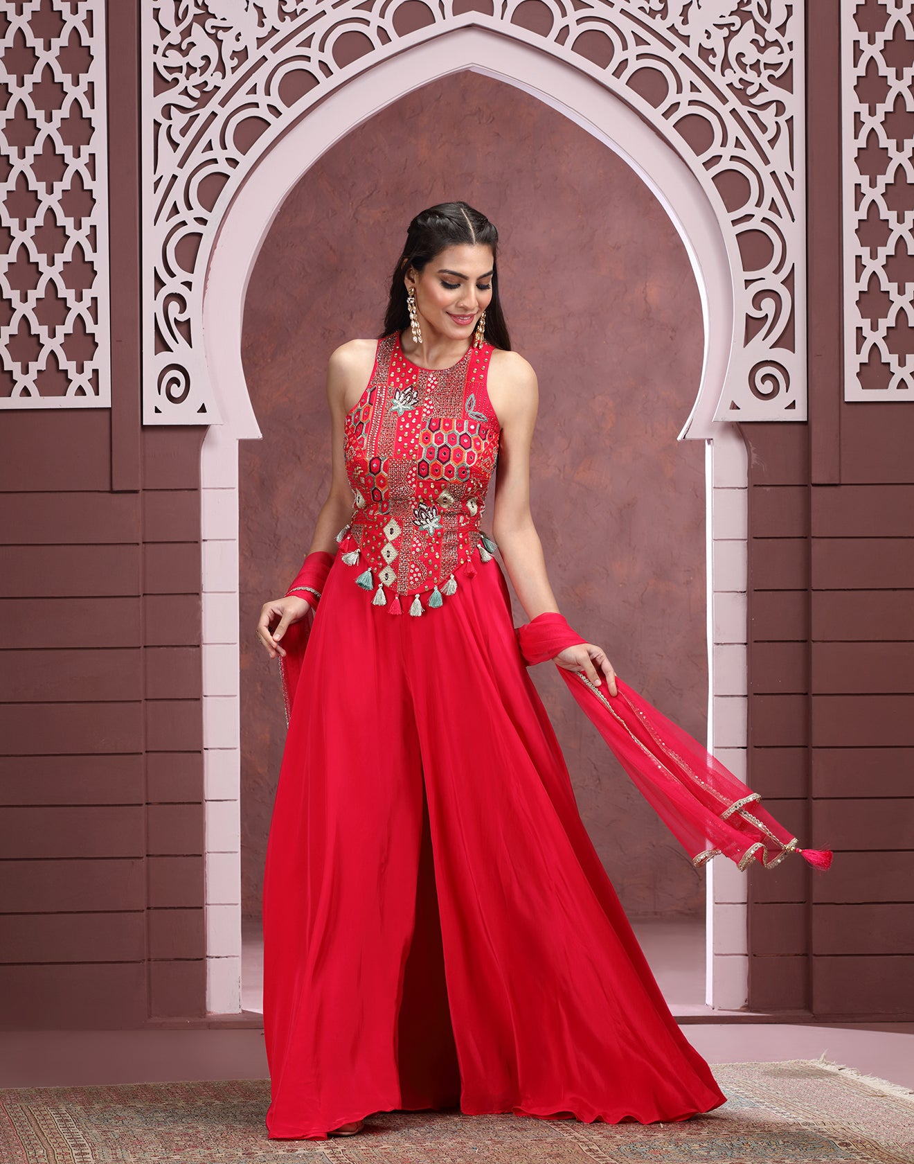indo formal dress Find Indo Western Gowns Online at Frontier Raas
