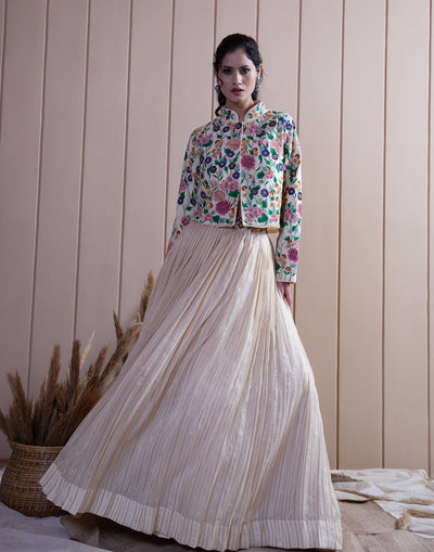 Buy Arabian Jasmine Embellished Festive Fusion Set Online