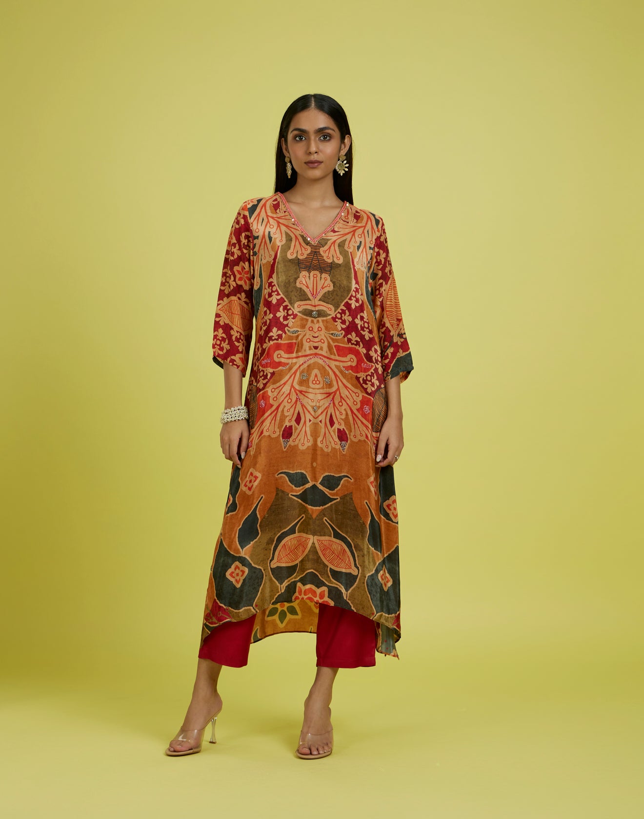 Autumn Palette Multicolor Printed Kurta Set