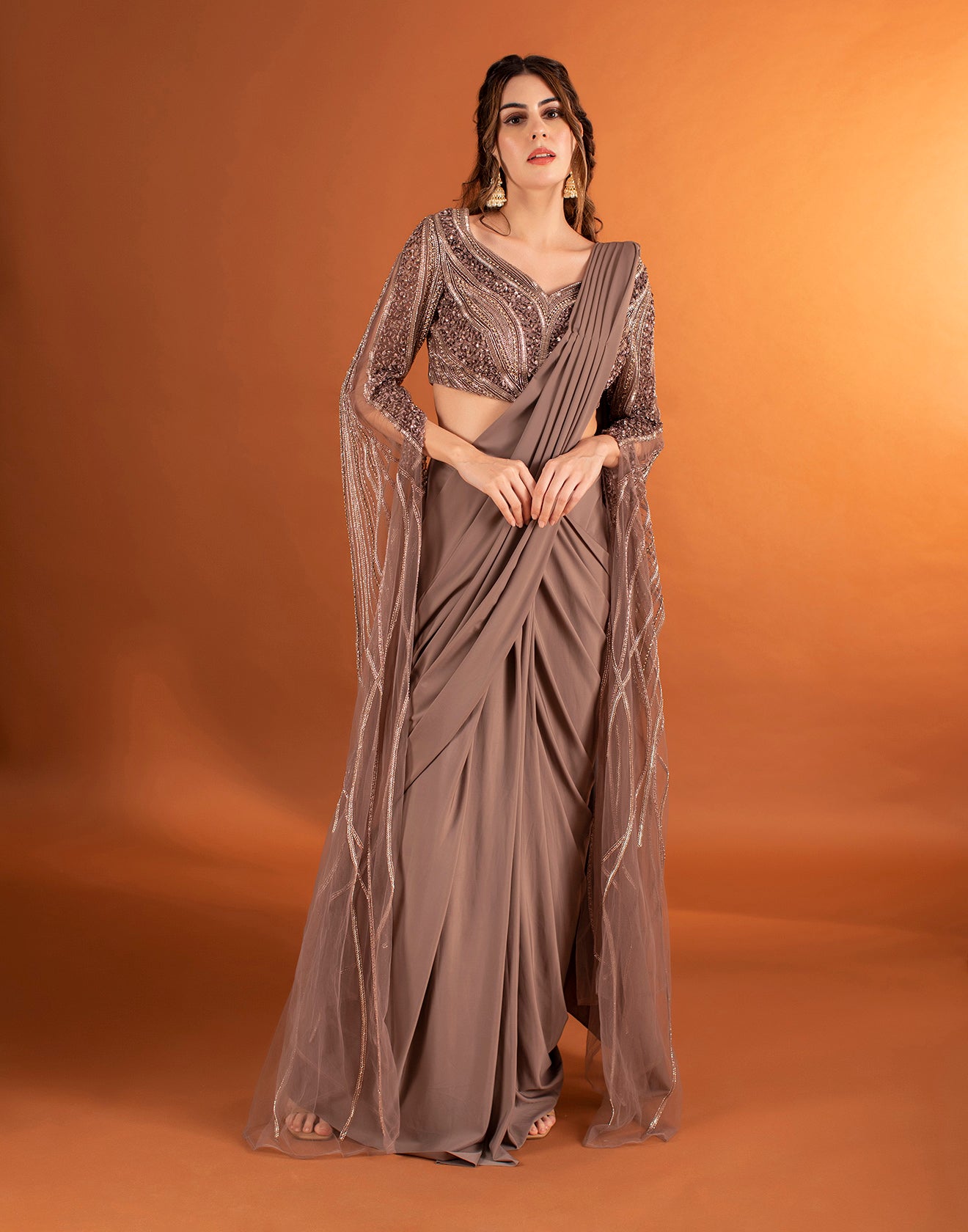 https://roopkala.com/cdn/shop/files/Chamoisee-Brown-Sheer-Pre-stitched-Saree-RKMLSM4037CS.jpg?v=1757316490&utm_source=chatgpt.com
