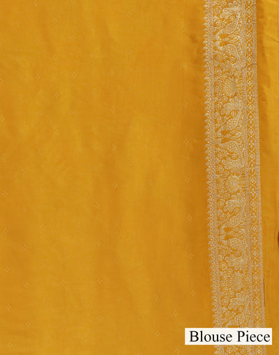 Honey Haze Bandhej Printed Silk Saree
