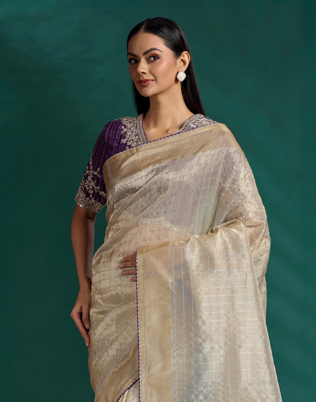 stylish latest designer party wear sarees