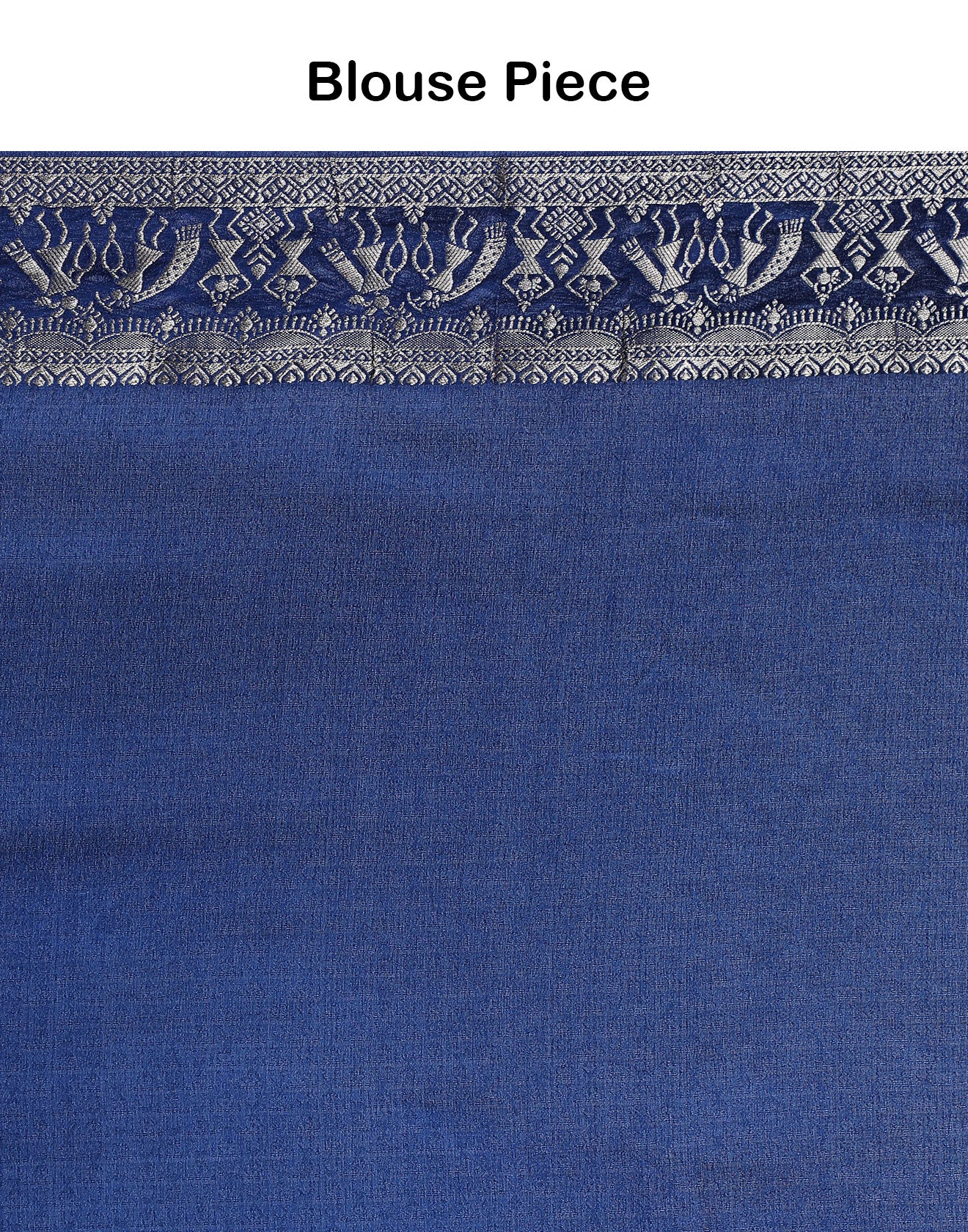 Lustrous Navy Blue Warli Motifs Crepe Silk Saree
