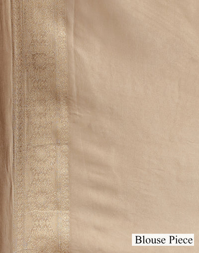 Muted Pearl Dola Silk Saree