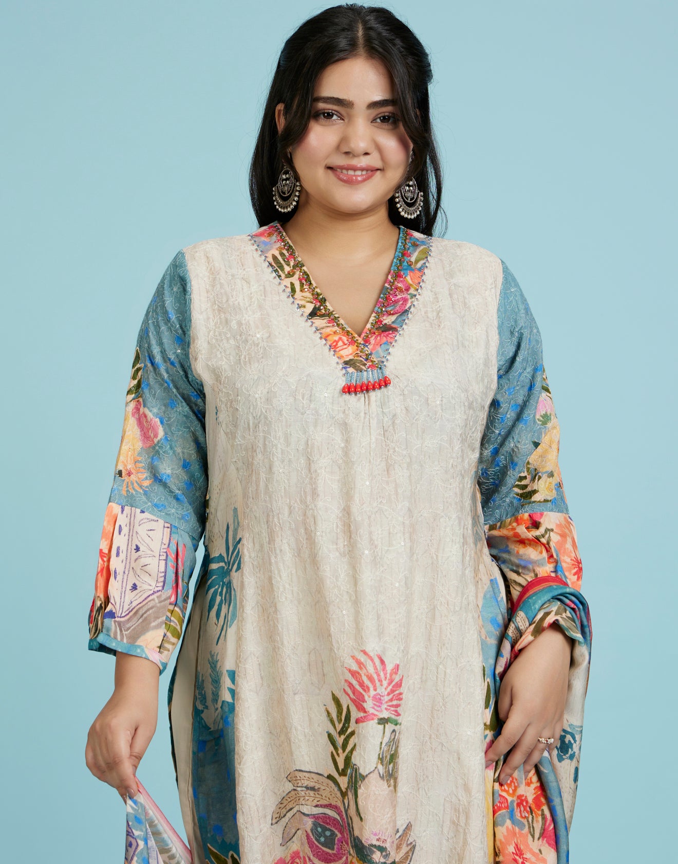 Ocean Reef Palette Ethnic Kurta Set