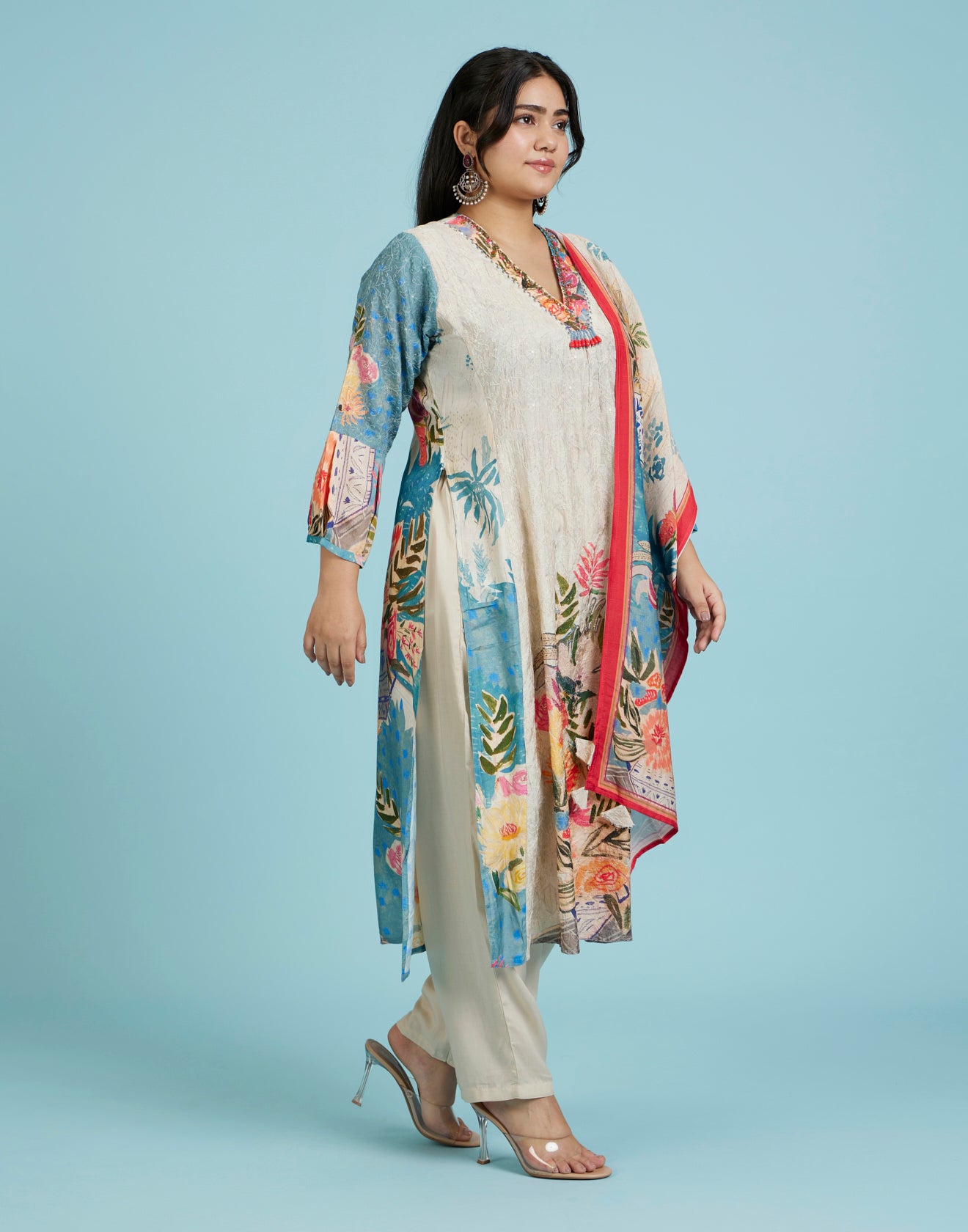 Ocean Reef Palette Ethnic Kurta Set