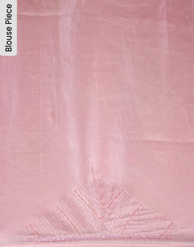 Onion Pink Embellished Festive Saree