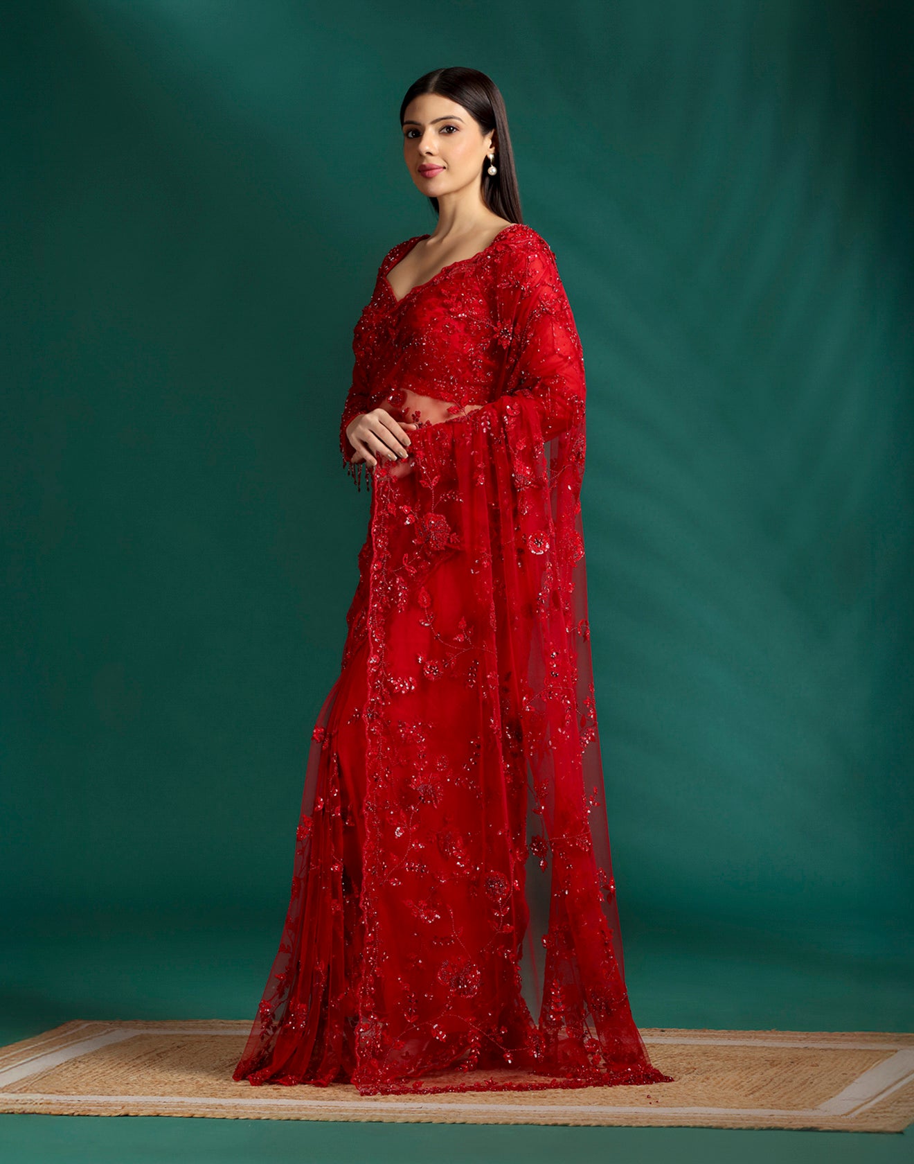 stylish latest designer party wear sarees