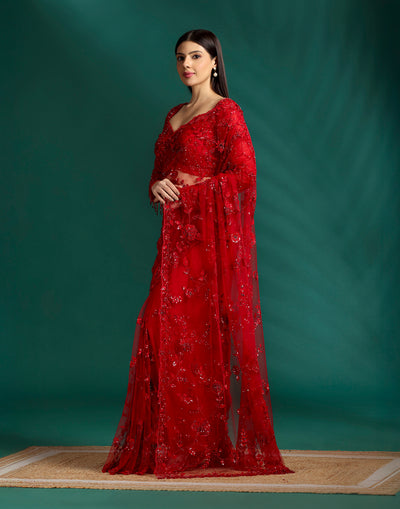 stylish latest designer party wear sarees