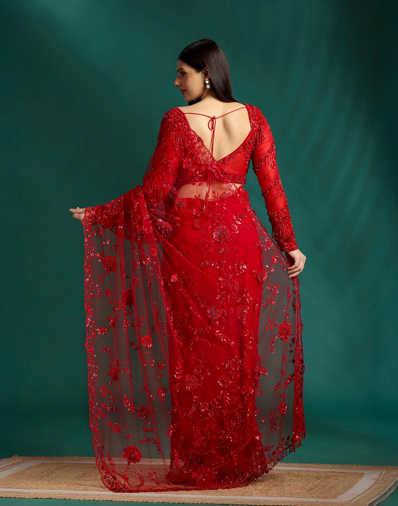 stylish latest designer party wear sarees