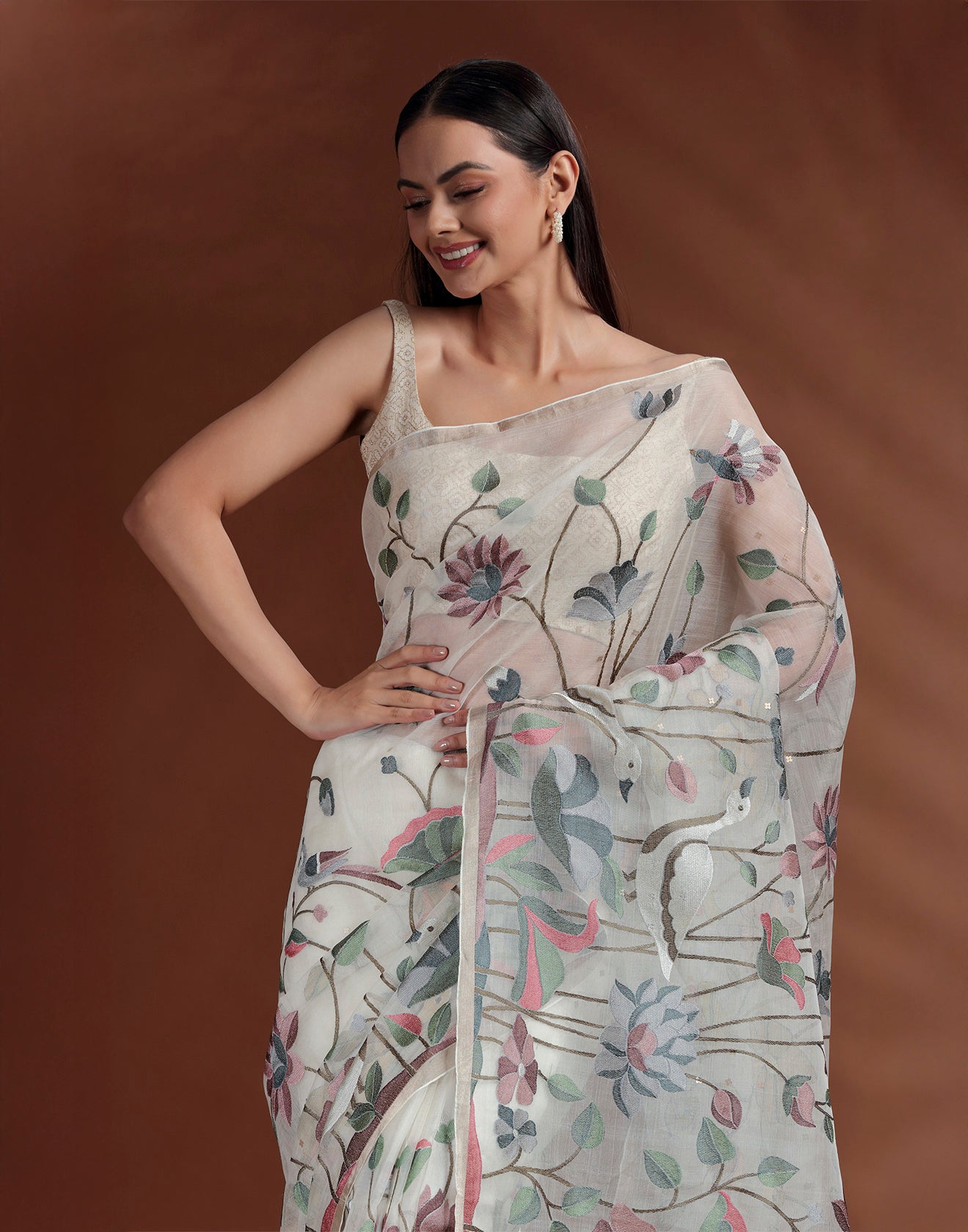 embroidered sarees online