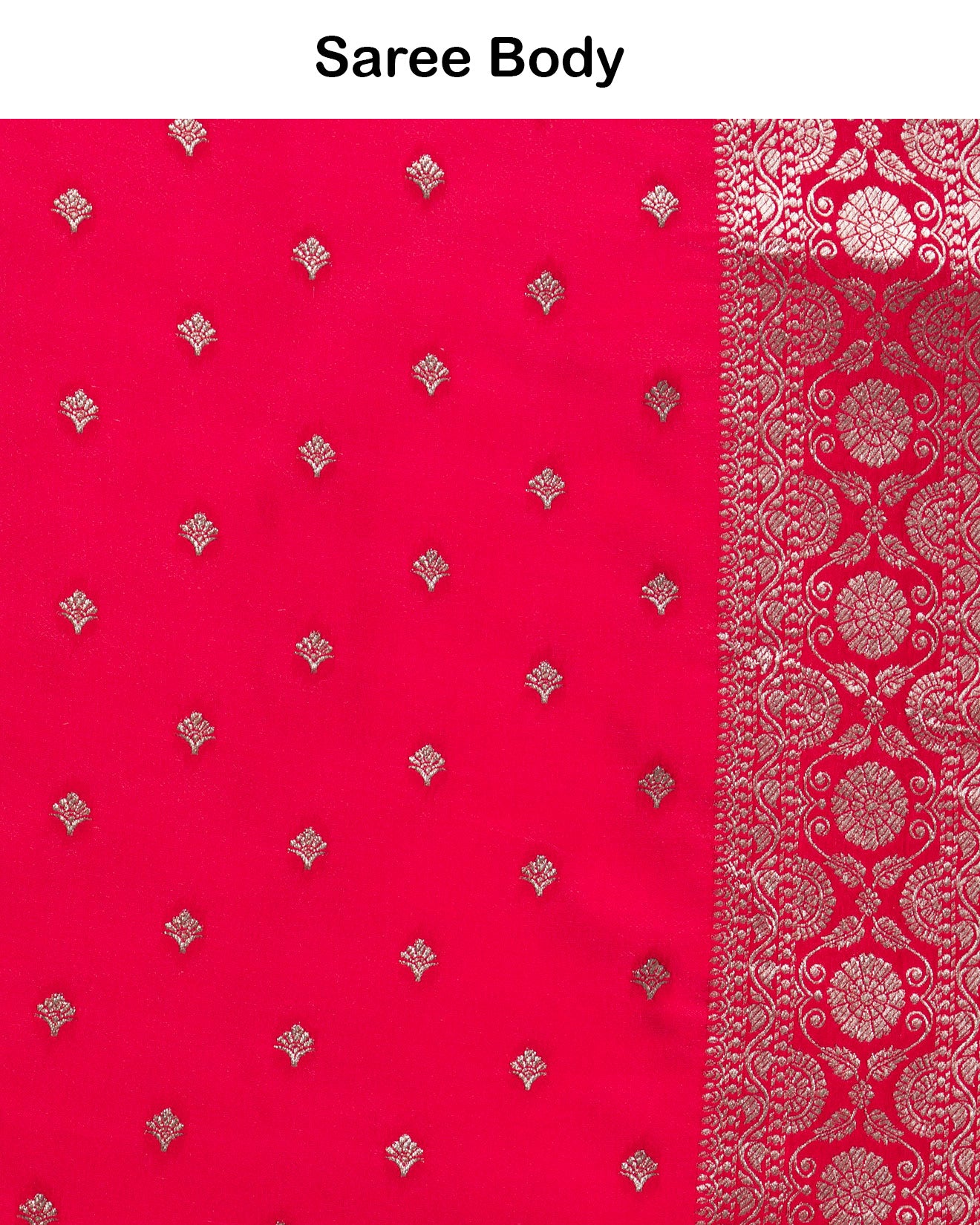 Rani Pink Festive Crepe Silk Saree