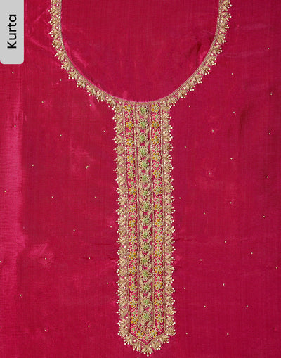 cotton embroidered unstitched suit