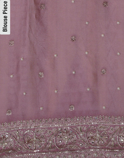 Pastel Mellows Embellished Silk Saree