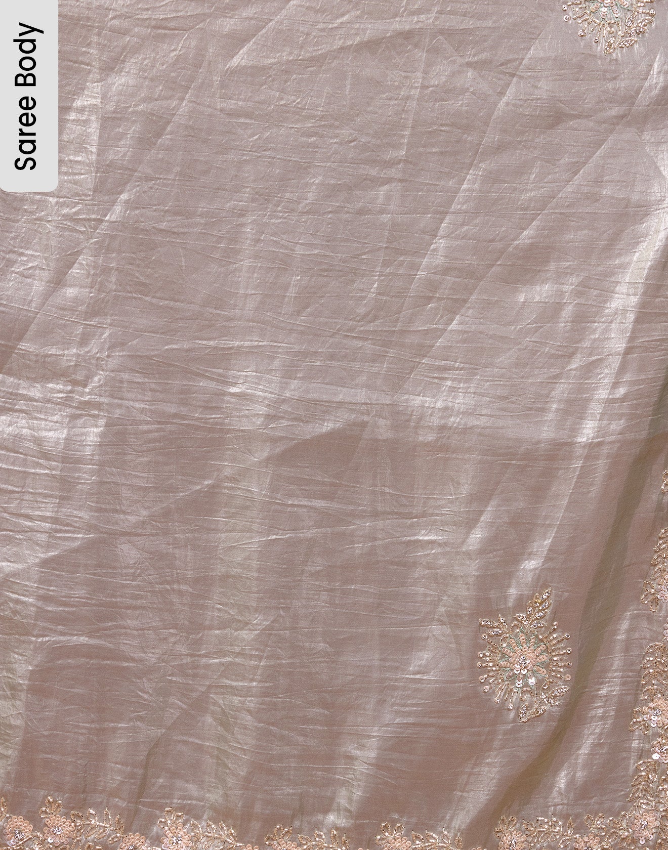 Sage Green Embellished Festive Saree