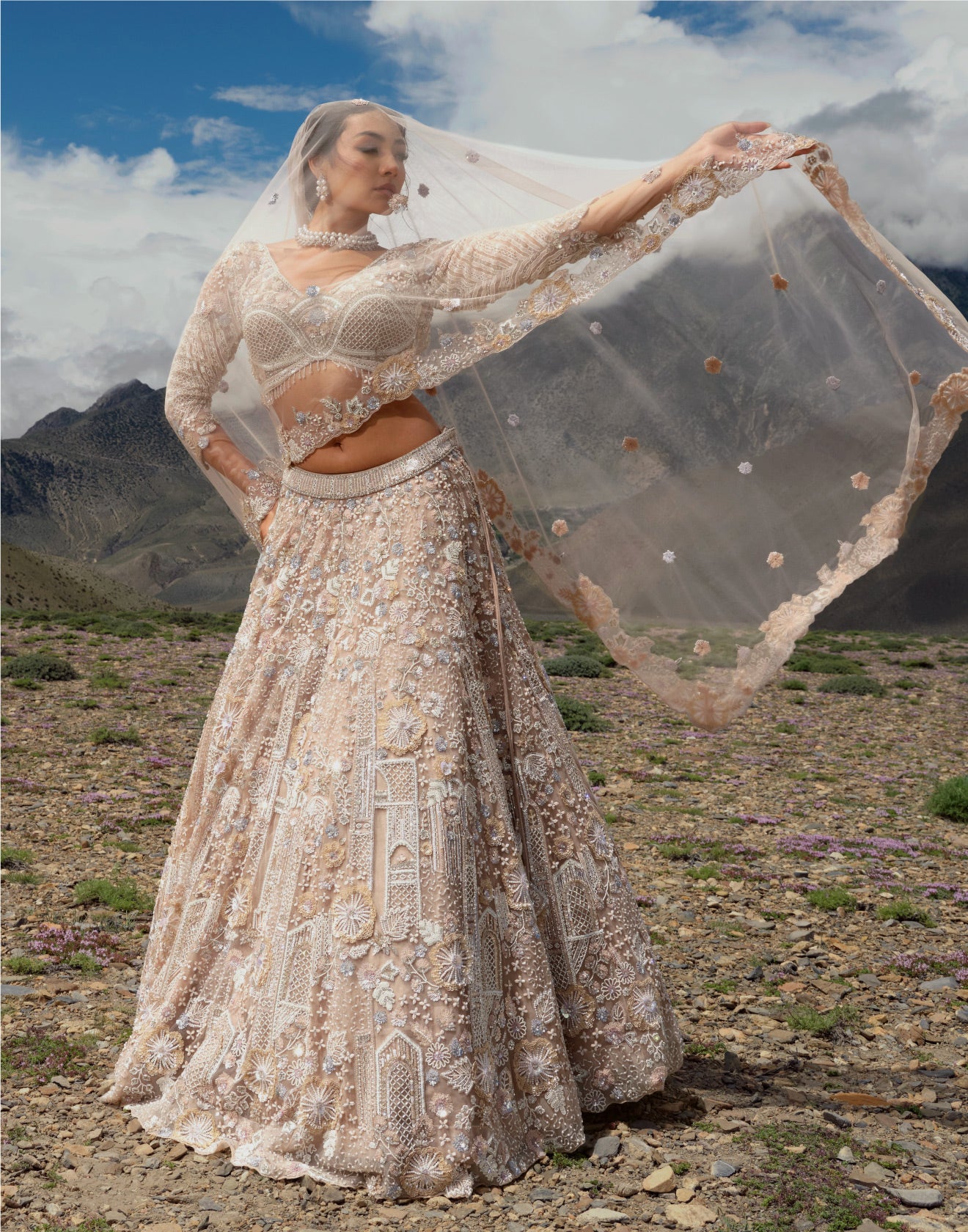 Seraphic Dazzling Bridal Lehenga