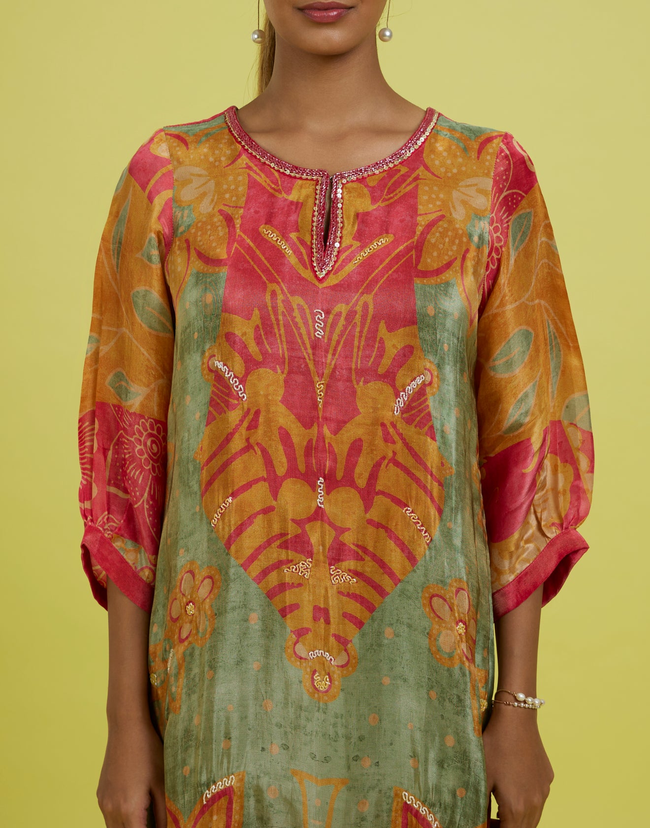 Summer Hues Floral Printed Kurta Set