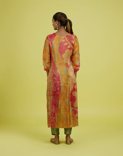 Summer Hues Floral Printed Kurta Set