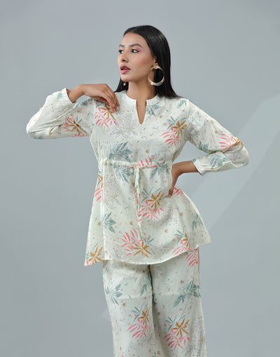 Summer Printed Fusion Co-ord Set
