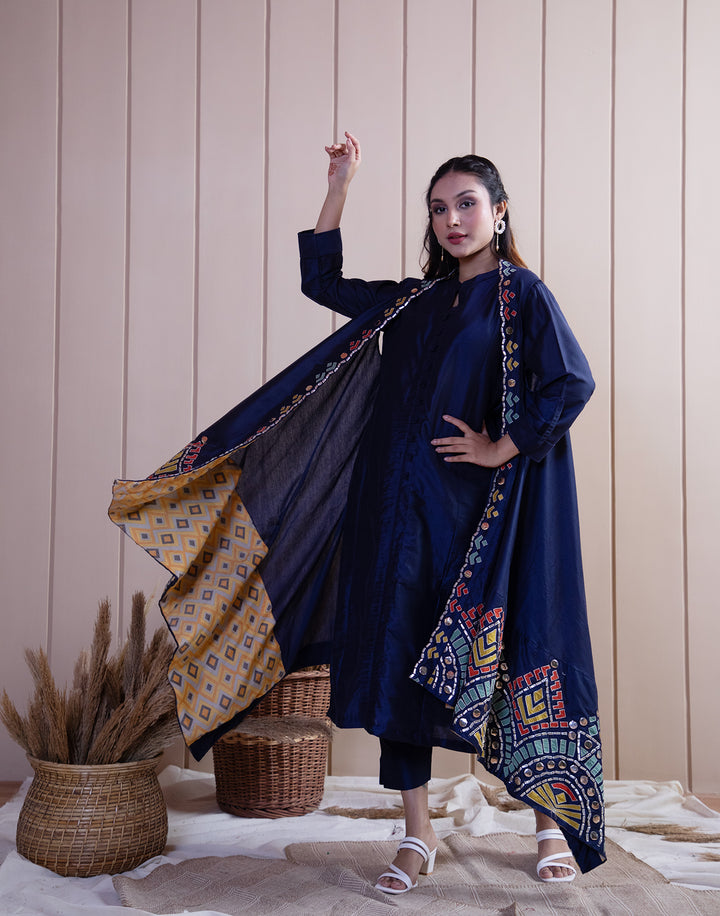 Dark blue salwar kameez hotsell