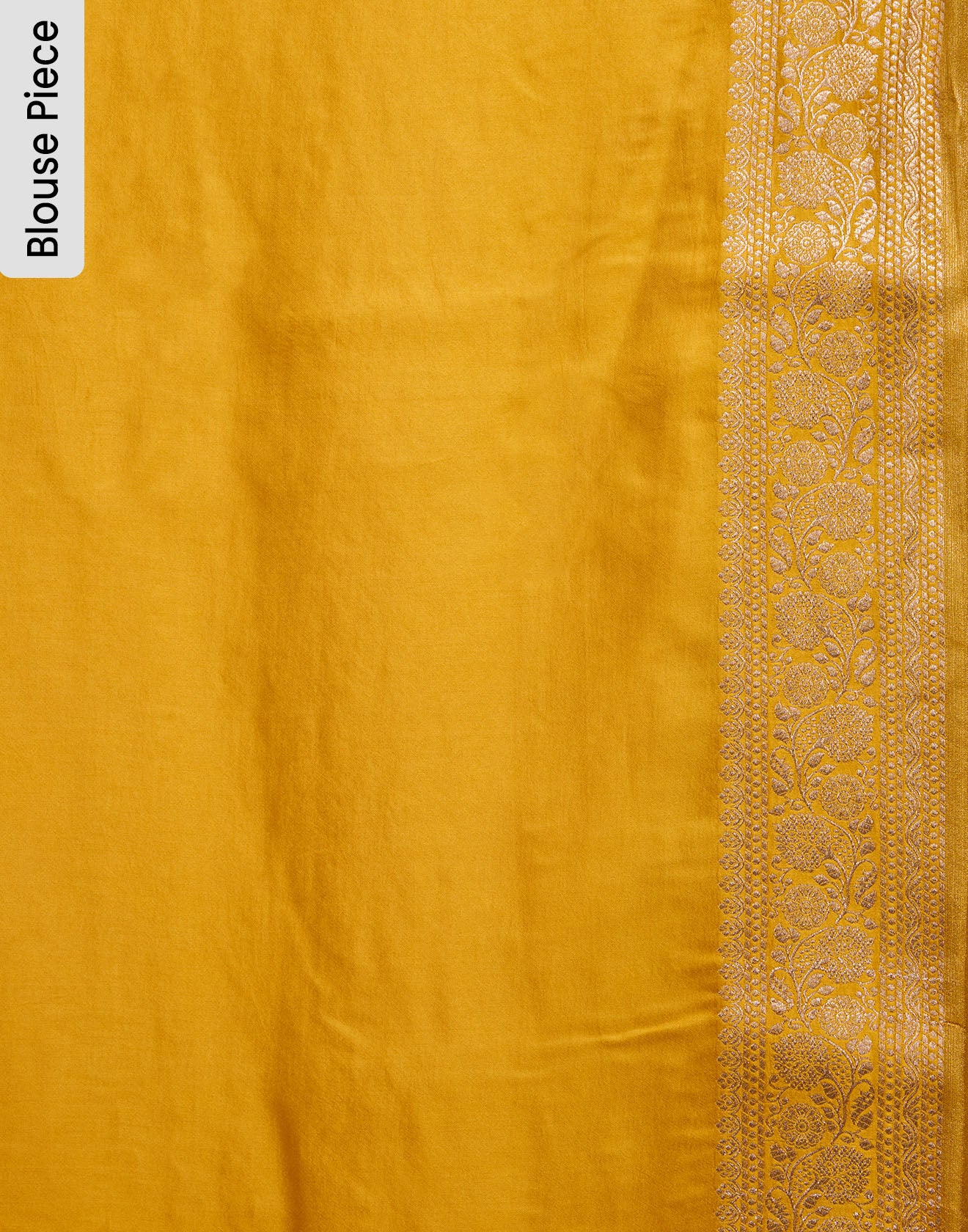 Yellow Daffodil Zari Butti Festive Silk Saree