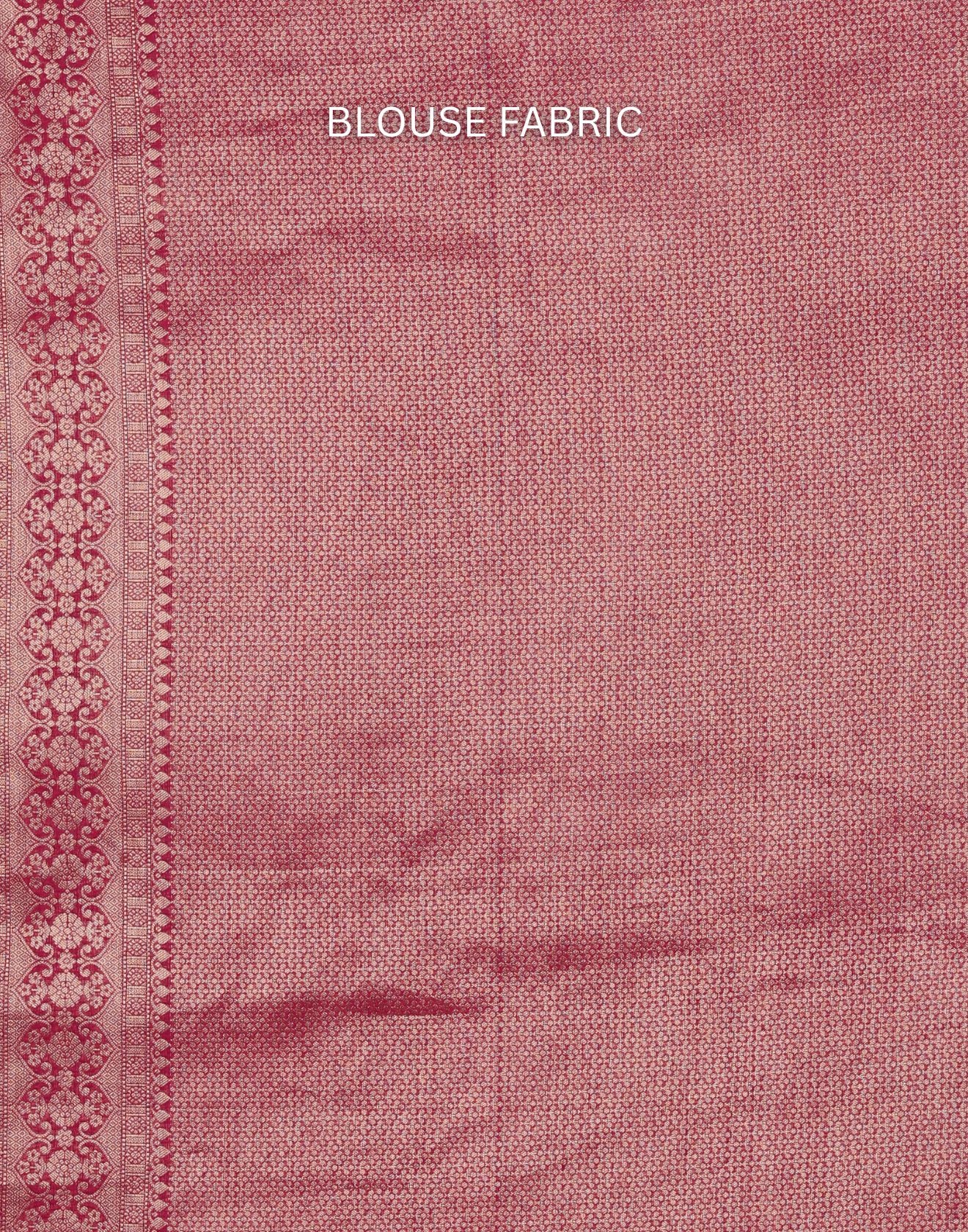 Berry Pink Woven Dola Silk Saree With Unstitched Blouse Fabric