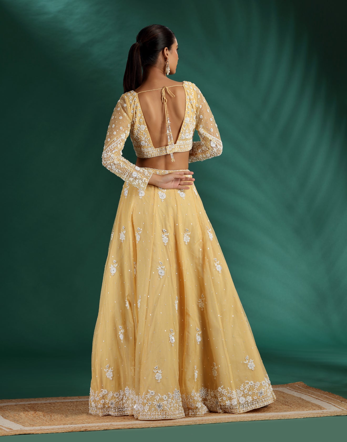 Daisy Dew Pearl Embellished Lehenga Set