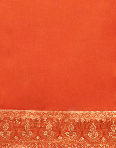 Kesari Banaras Dola Silk Unstitched Suit Set