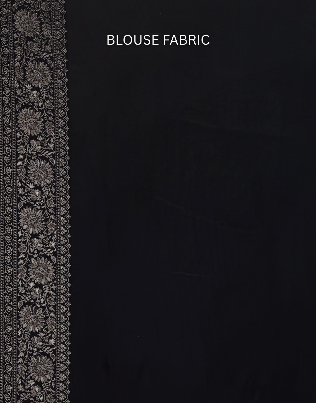 Midnight Charm Dola Silk Saree With Unstitched Blouse Fabric