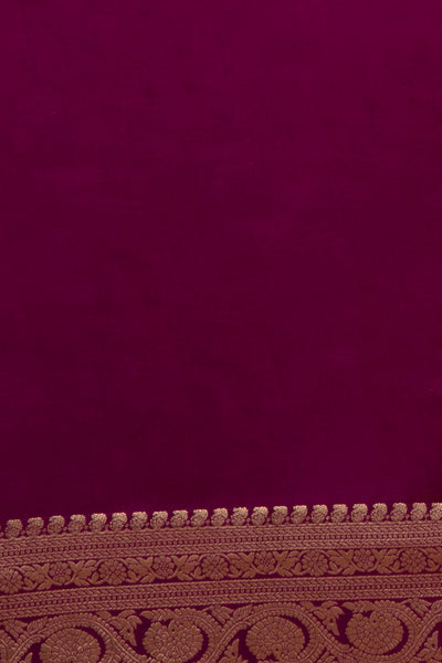 Midnight Periwinkle Crepe Silk Unstitched Suit Set