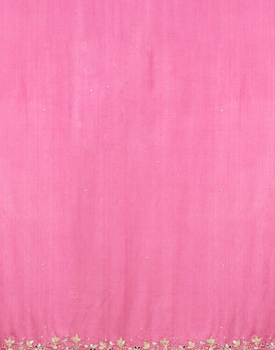 Orchid Mist Crepe Silk Embroidered Unstitched Suit Set