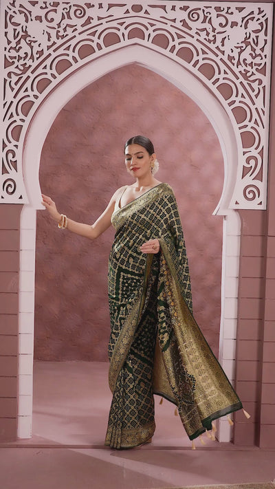 Bandhej Baug Festive Saree