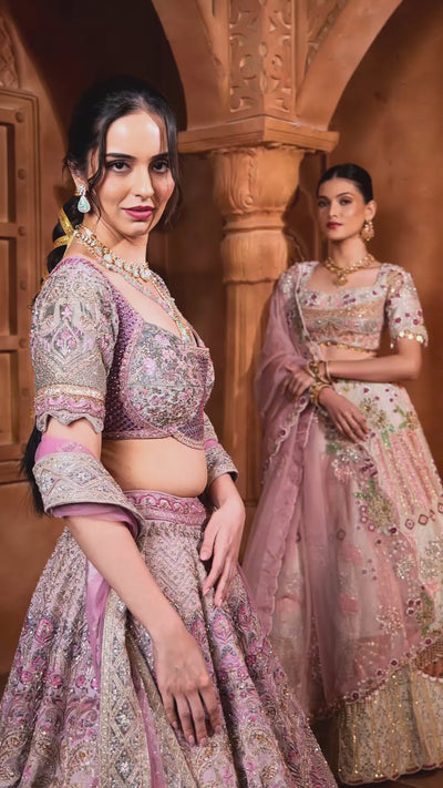 Sorbet Symphony Bridal Lehenga Set