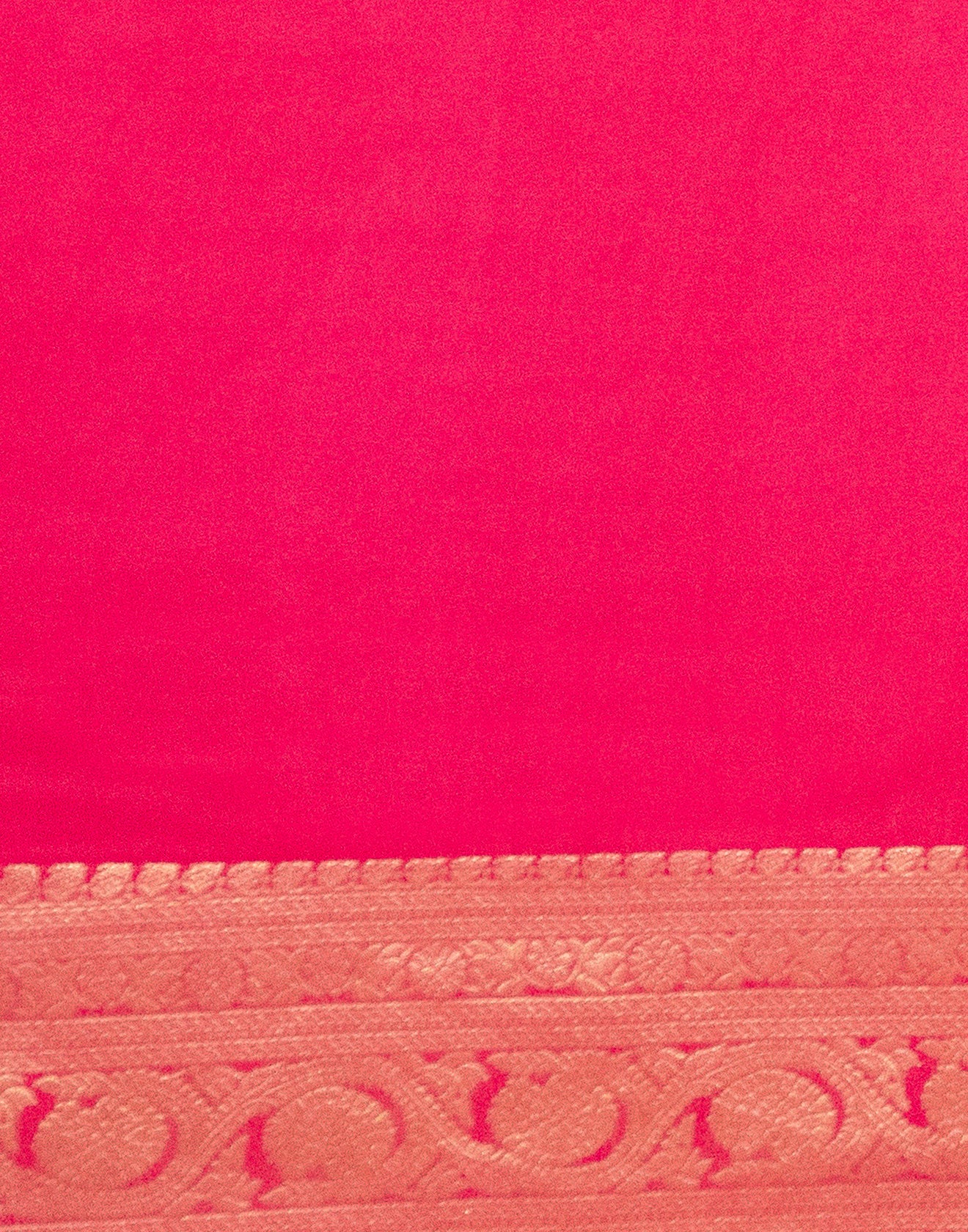 Rani Pink With Zari Design Crepe Silk Unstitched Suit Set