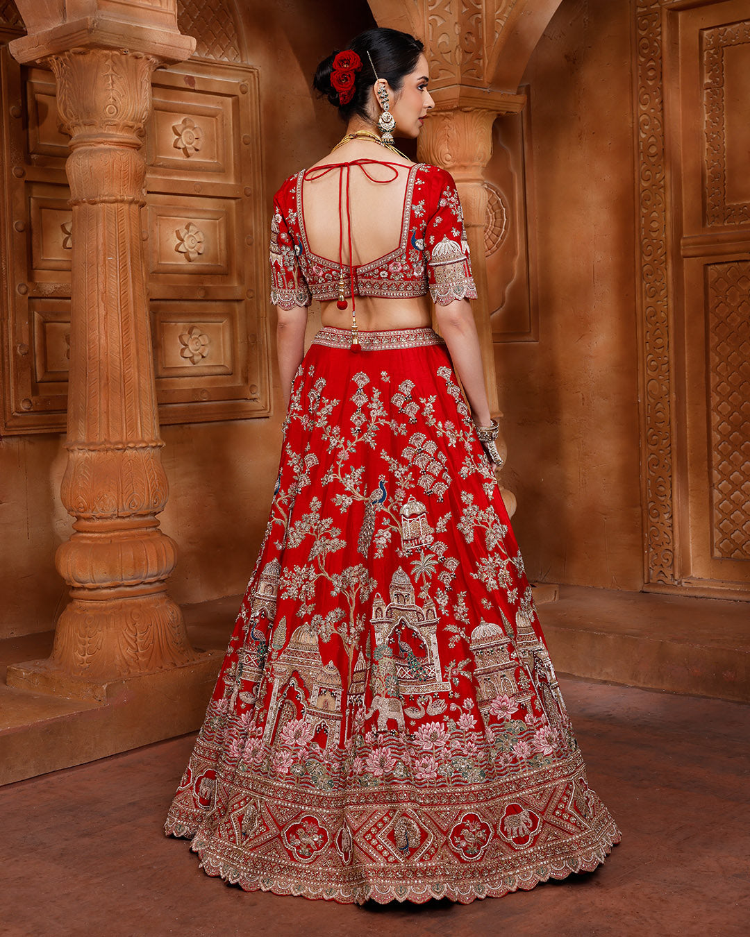 Scarlet Spark Bridal Story Lehenga Set
