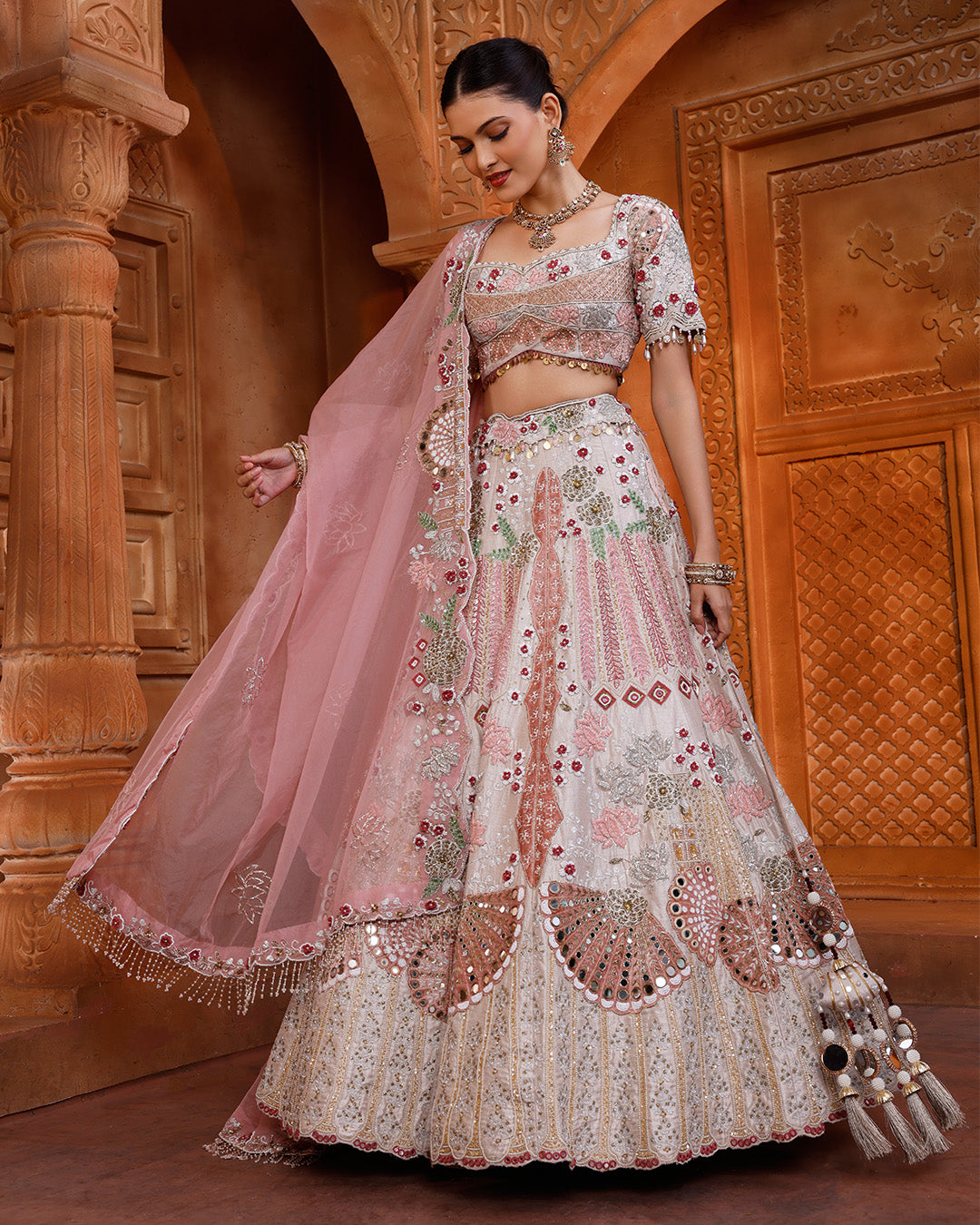 Sorbet Symphony Bridal Lehenga Set