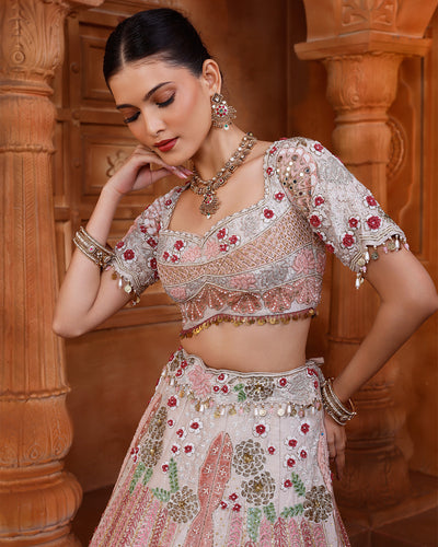 Sorbet Symphony Bridal Lehenga Set