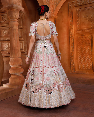 Sorbet Symphony Bridal Lehenga Set