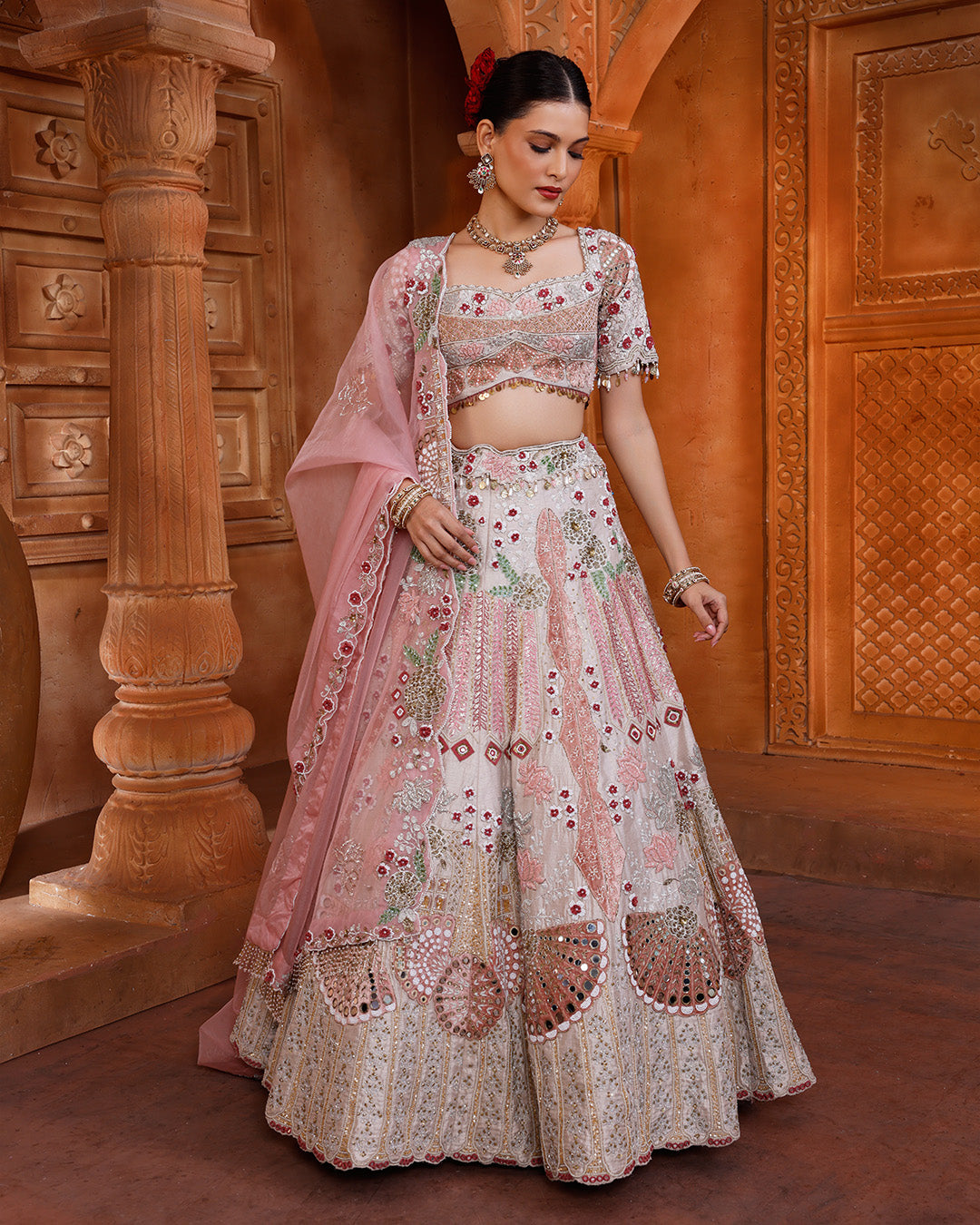 Sorbet Symphony Bridal Lehenga Set