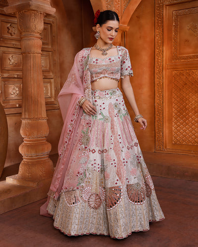 Sorbet Symphony Bridal Lehenga Set