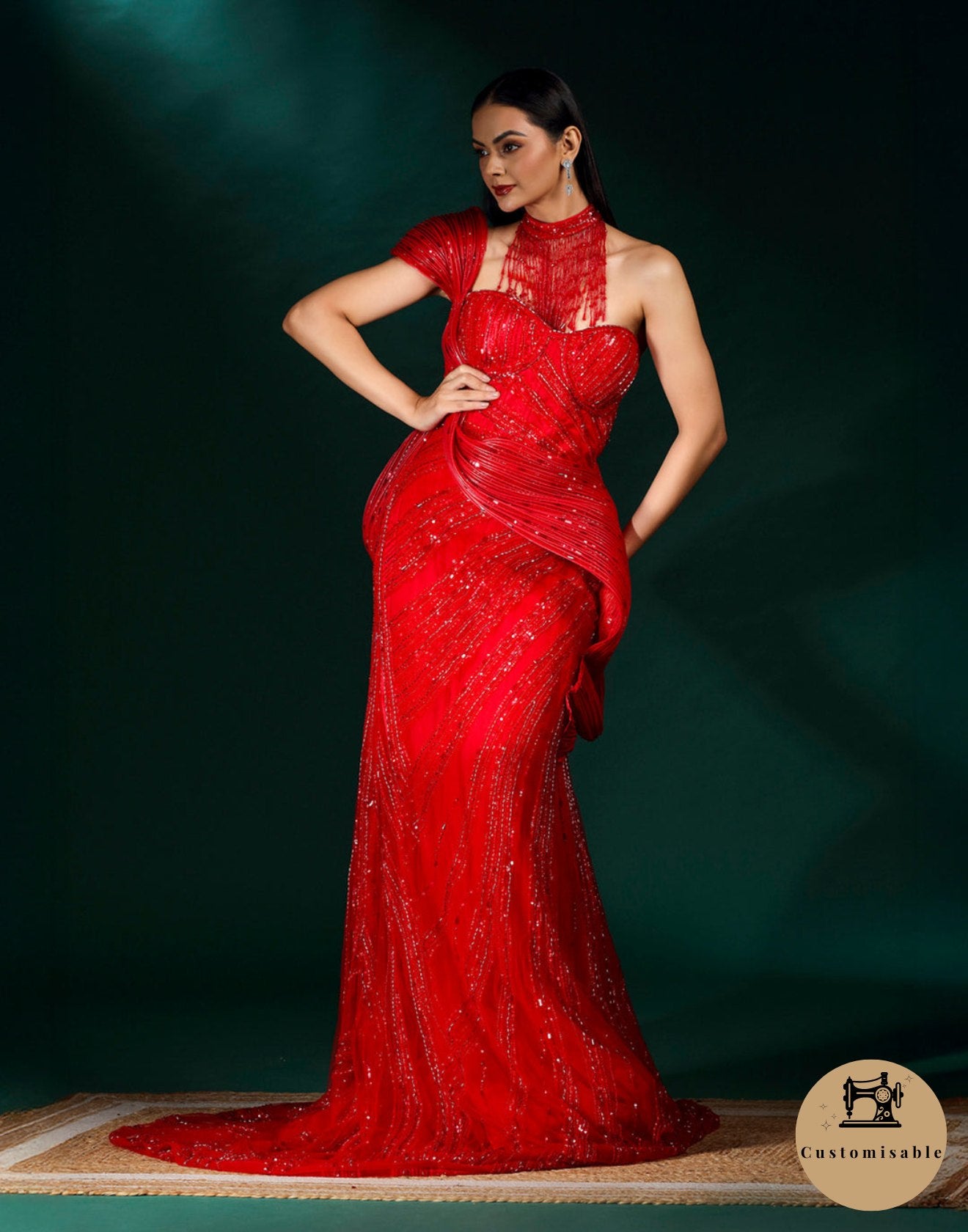 The Scarlet Vow - Bridal Reception Gown