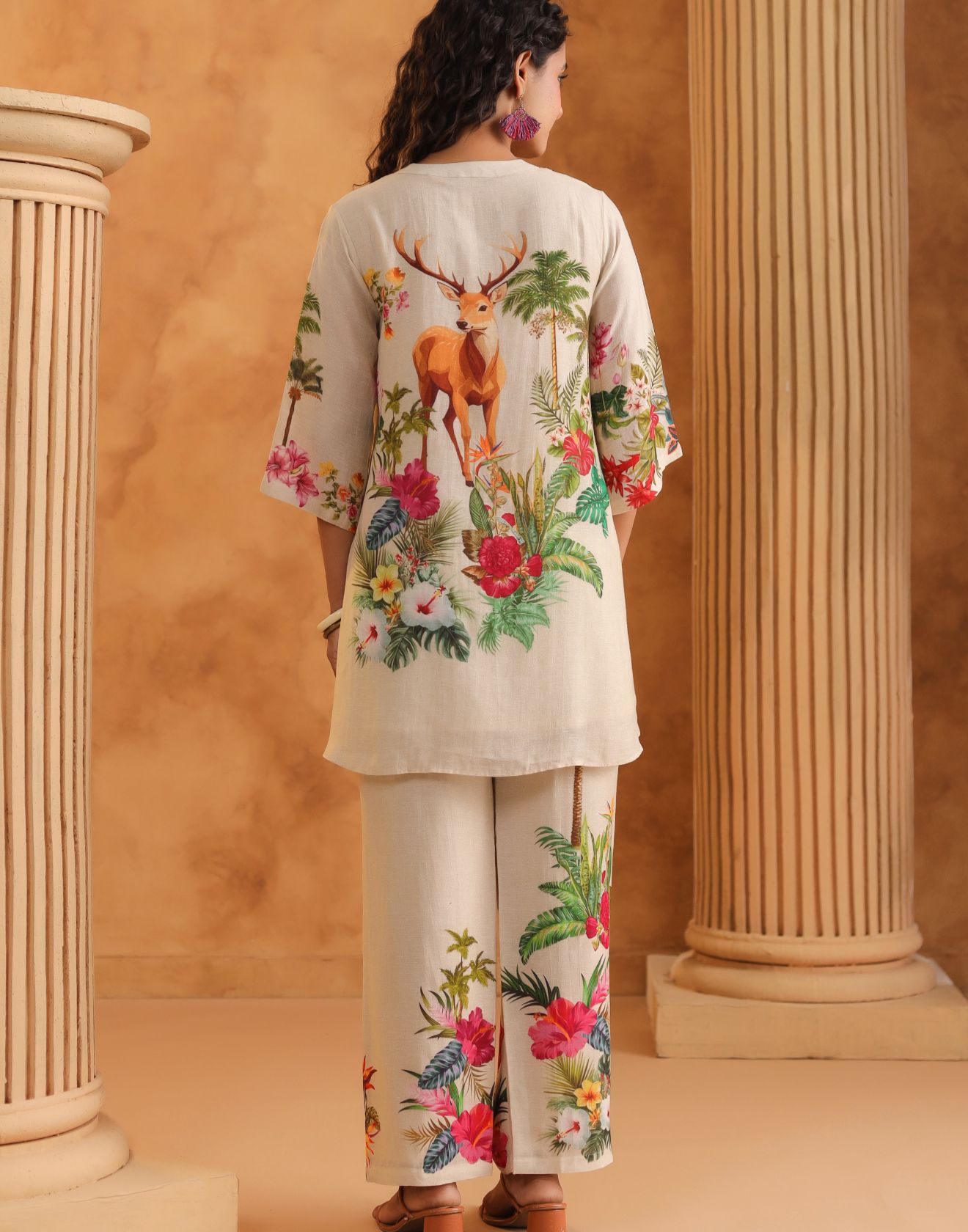 Tropiocal Hues Printed Co-Ord Set