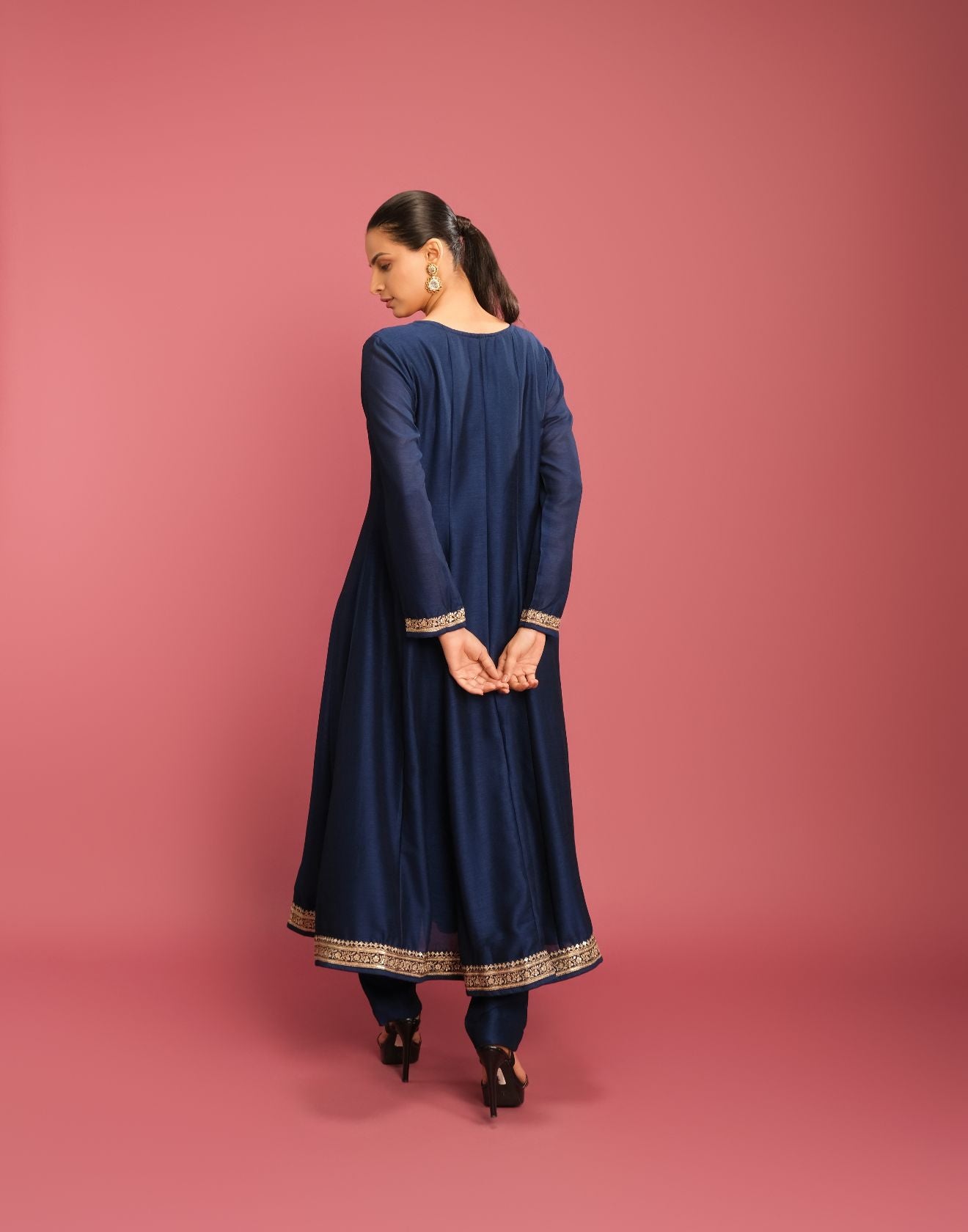 Turquoise Tale Festive Anarkali Suit