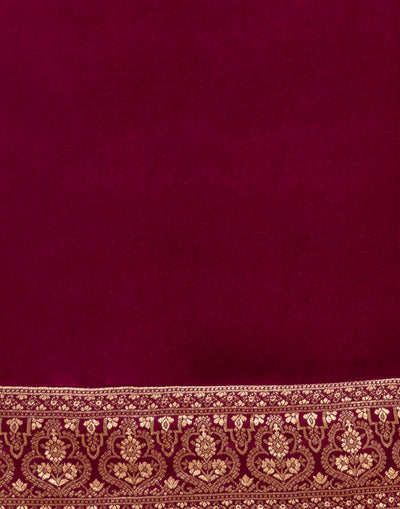 Vibrant Purple Charm Dola Silk Unstitched Suit Set